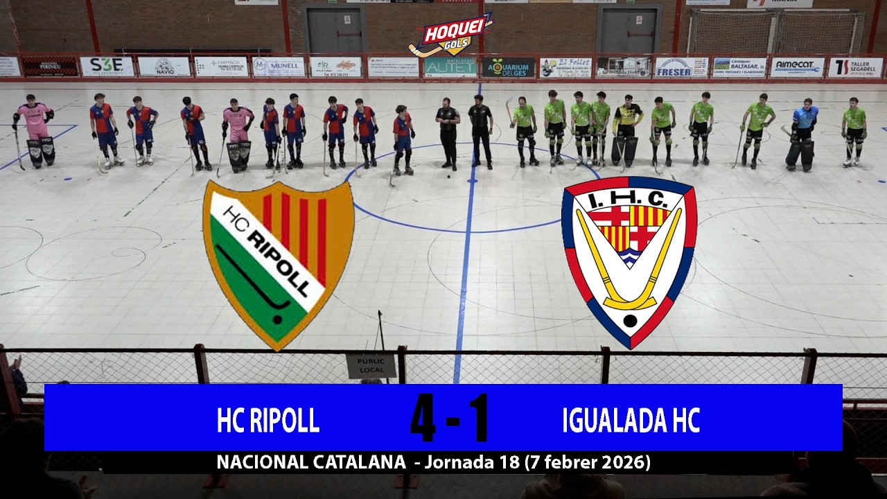 Resum HC RIPOLL  4 - 1 IGUALADA HC (7 Febrer 2026)