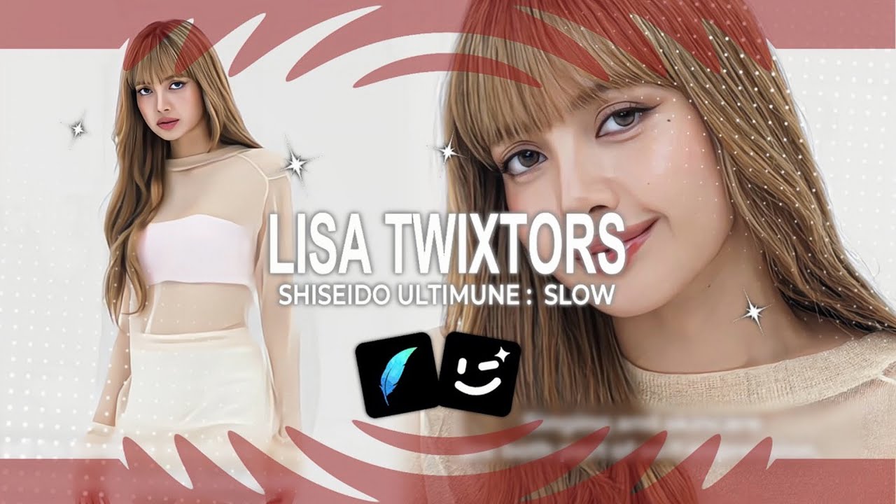 LISA TWIXTORS 4K | SHISEIDO ULTIMUNE: SLOW | EDITING CLIPS 