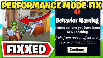Performance Mode FIX ?! | Console Infinite Loading Screen FIX (Fortnite 15.30 PATCH UPDATE)
