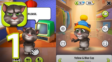 My Talking Tom - Walkthrough Gameplay Part 1 (iOS)