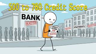 I Went From 500 to 780 Credit Score in 18 Months (Zero Dollars Spent)#CreditScore #CreditRepair