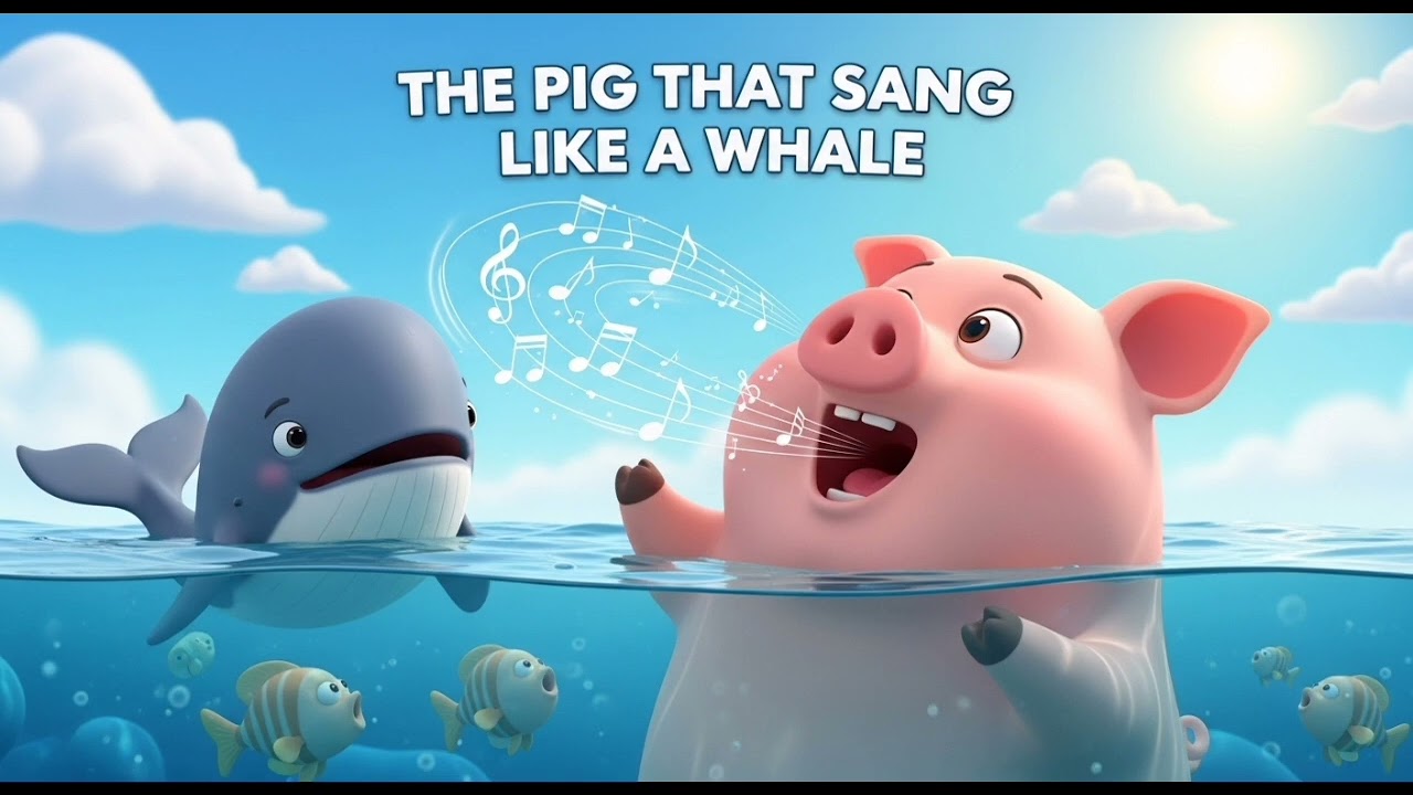 The Pig That Sang Like a Whale! 🐷🐋 | Funny Farmyard Kids Song