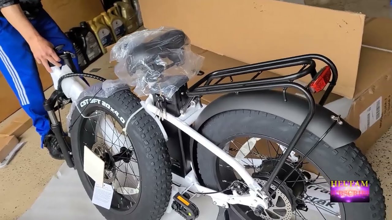 Narrak 48V 500W 13Ah 20"x4.0" Folding Fat Tire Electric Bike Open Box Review and Installation