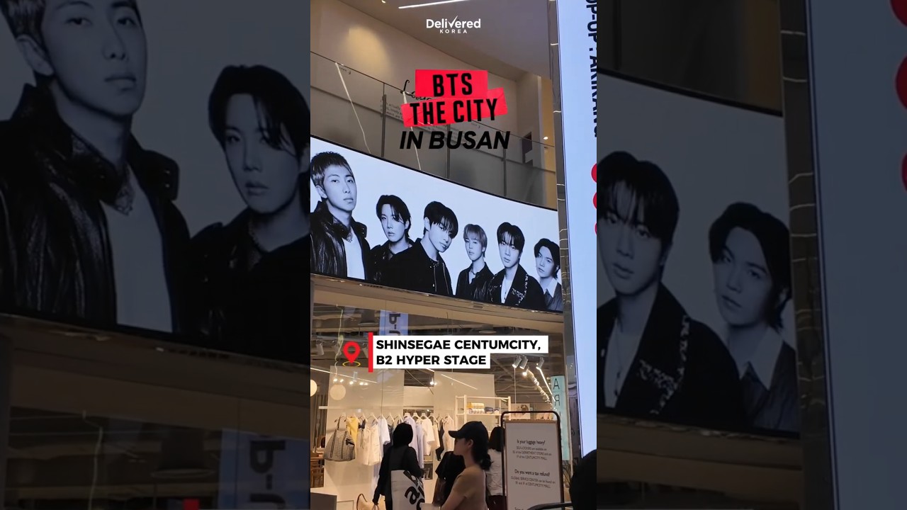 ARIRANG #BTS Pop-Up in Busan - YouTube