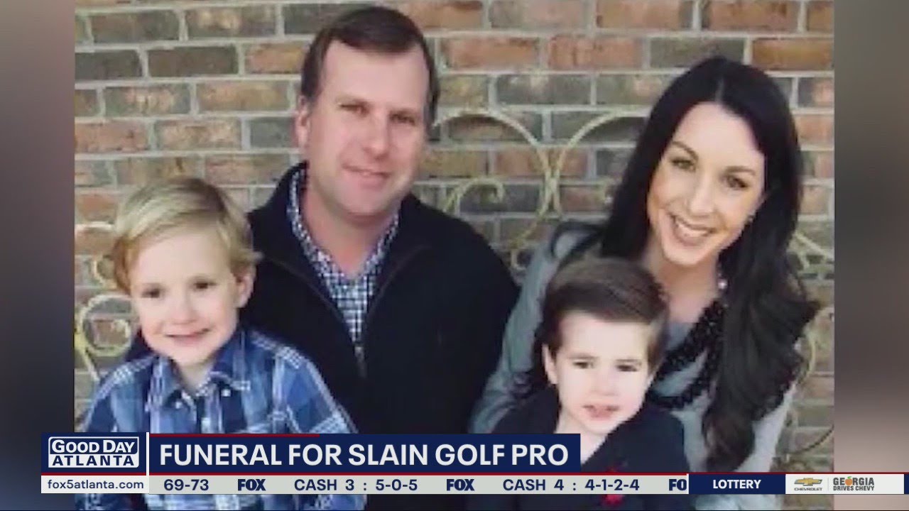 Funeral for slain golf pro