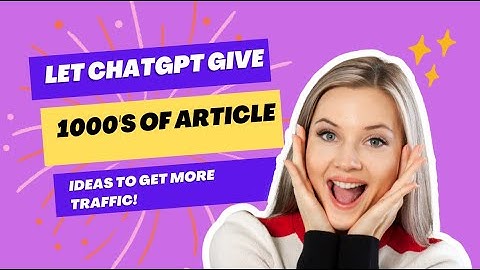 Let ChatGPT Give You 100