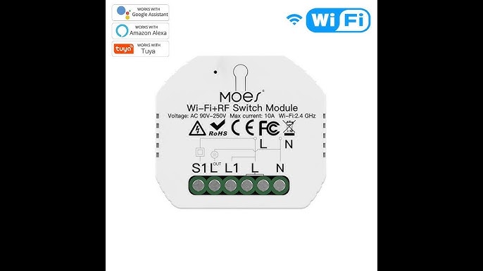 MOES ZIGBEE smart dimmer switch module, ZIG Mesh Functional