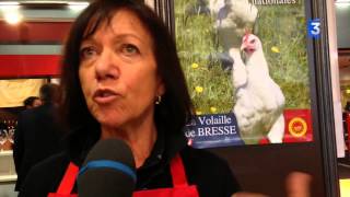 SIA 2015 : Marie-Paule Meunier et la volaille de Bresse