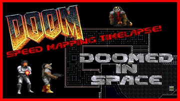 DOOM Speed Mapping Timeplapse - Doomed in SPACE (GZ Doom Builder)