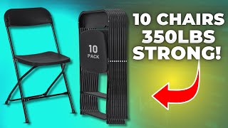 Best Folding Chairs for Events & Home! 350lb Capacity & Durable Design