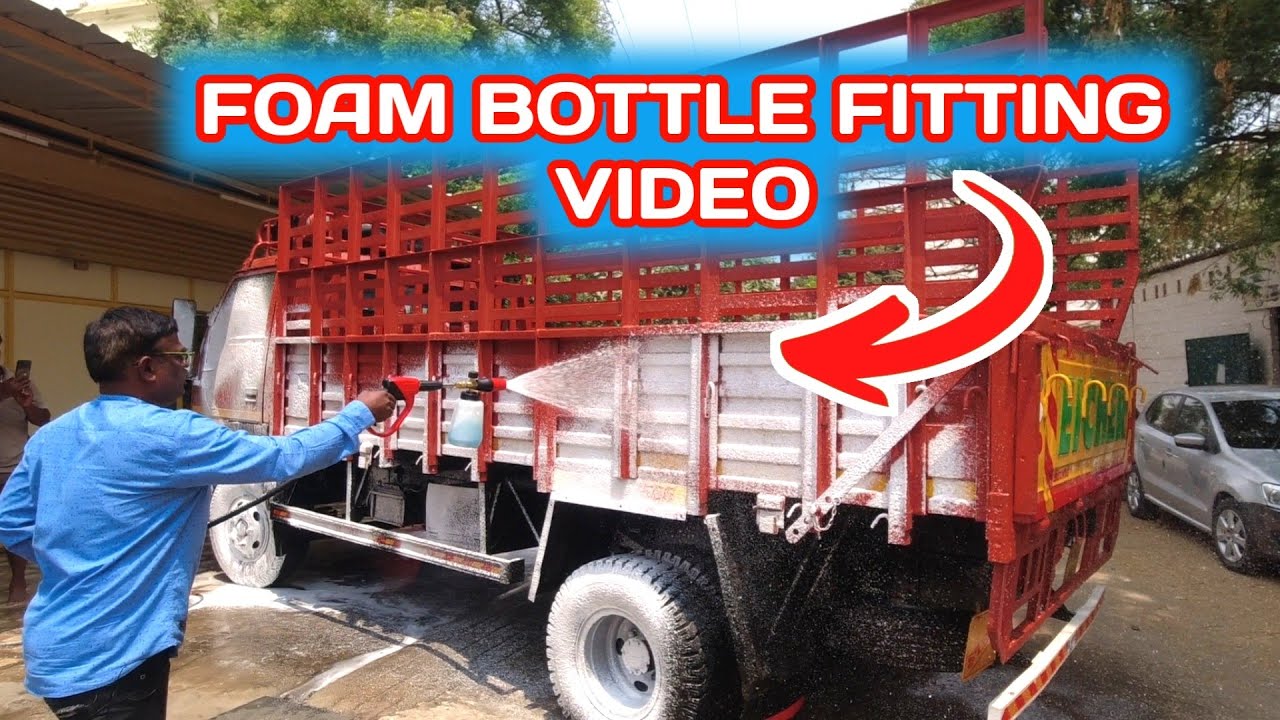 How to fix foam bottle Erode Swot enterprises High pressure washer