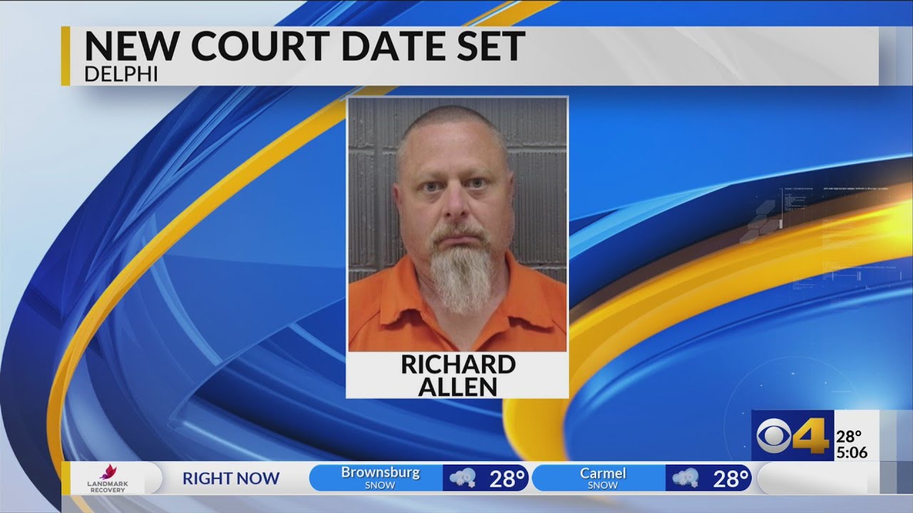 Delphi suspect Richard Allen’s next hearing scheduled for June - YouTube