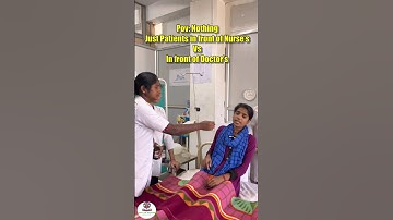 Patient in front of Nurses vs Doctors | Comedy | Health Sector #nursing #viral #youtubeshorts#shorts