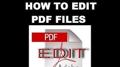how to edit pdf file online in adobe acrobat reader - Durasi: 3.07. 