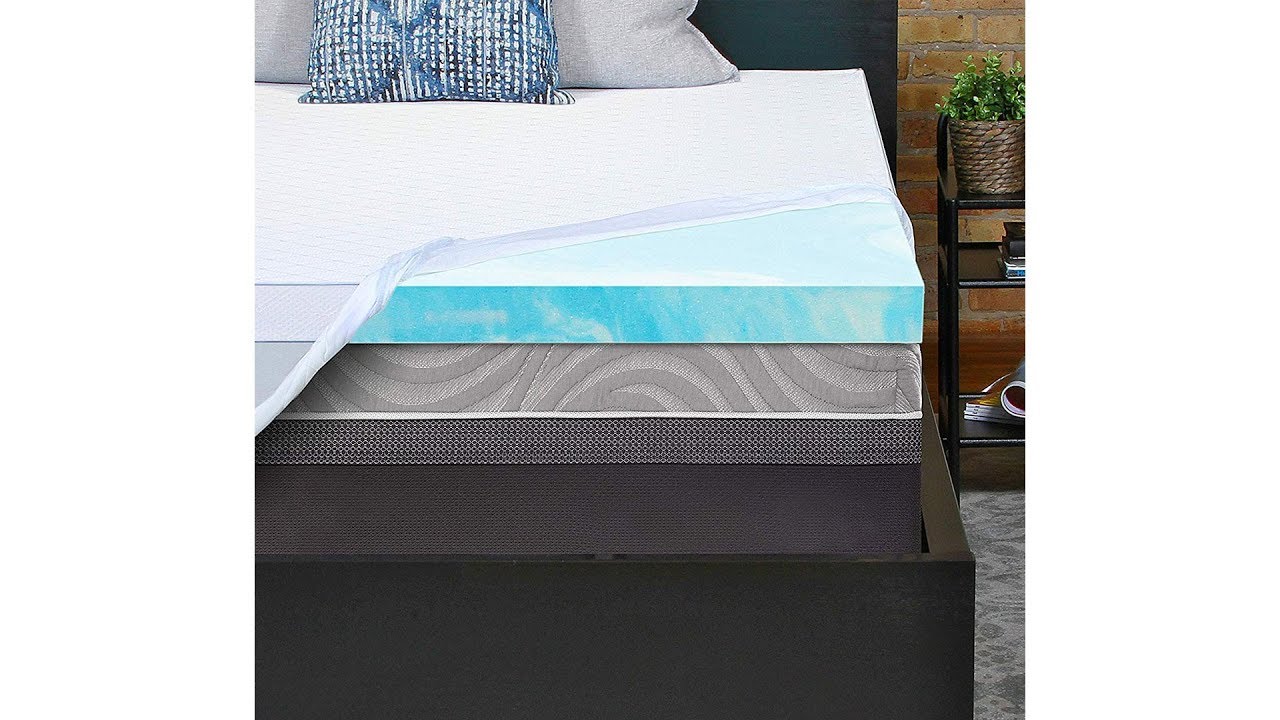 sealy gel memory foam mattress topper home depot