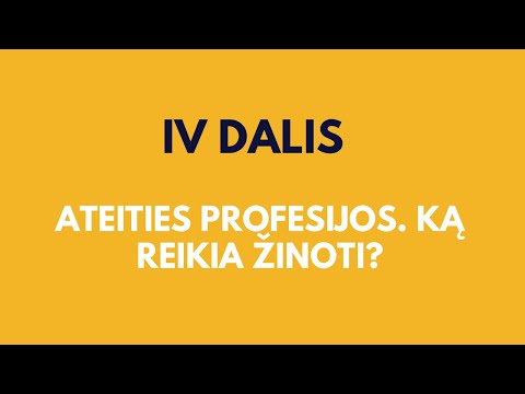 Video: Ar ateityje reikės stalių?