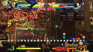 Ultimate Marvel Vs Capcom 3: training mode