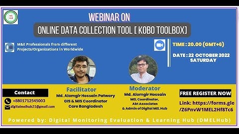 09_Webinar Recording on Online Data Collection Tools | Digital MEL Hub