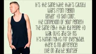 Macklemore- Same Love ft. Mary Lambert [Lyrics]