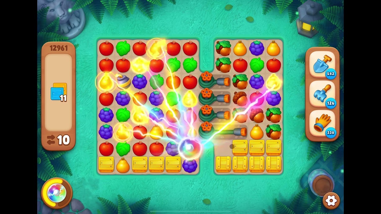 GardenScapes Level 12961 no boosters - YouTube