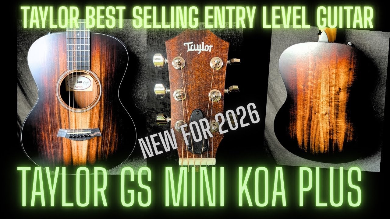 Новый мини-кемпер Taylor GS Mini Koa Plus 2026 года выпуска.