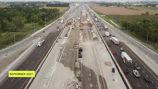 WCC - Hwy 401 Expansion - Time Lapse (2019-2022)