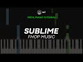 Sublime Fhop Music FÁCIL Piano Tutorial By WT