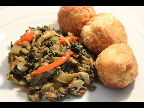 How to make Jamaican Callaloo Recipe Video recipe 2014