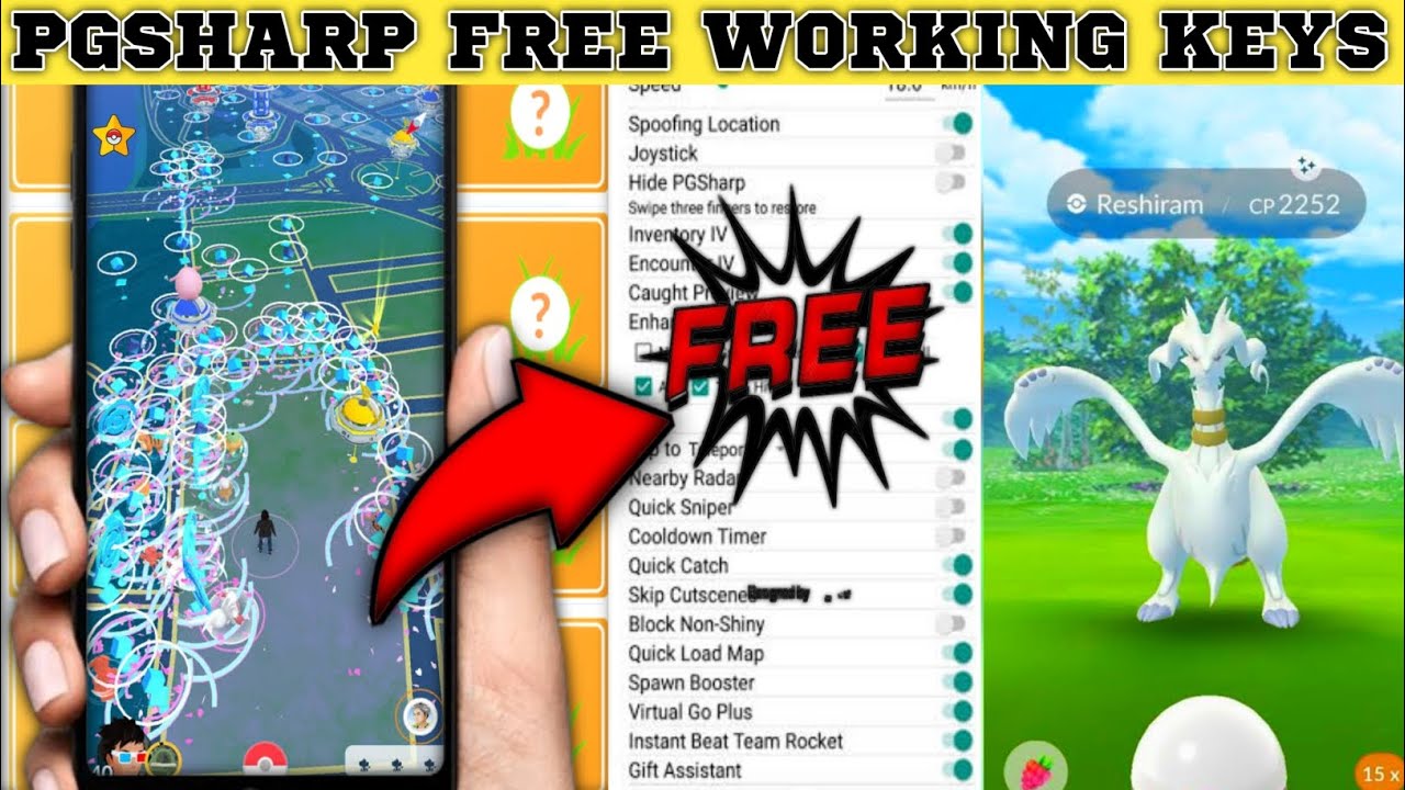 pgsharp free working keys pgsharp premium gratis pokemon go new