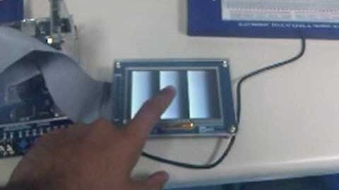 FPGA demo: camera and lcd touch screen display