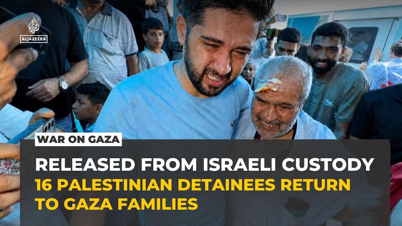 Palestinian detainees released by Israel reunite with families in Gaza after long captivity