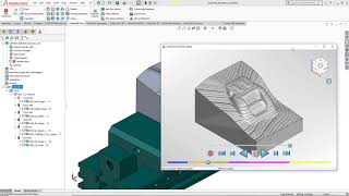 SolidCAM 2019: Simulator Solid Model Visibility