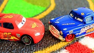 Lightning McQueen Cars Disney Pixar Doc Hudson King Race Cartoon for Kids