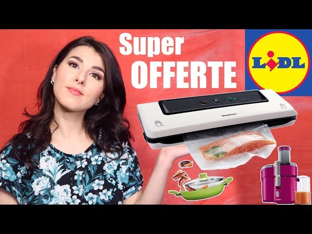 Super OFFERTA LIDL • Macchina Sigilla Sacchetti e Sottovuoto OTTIMA  silvercrest - YouTube