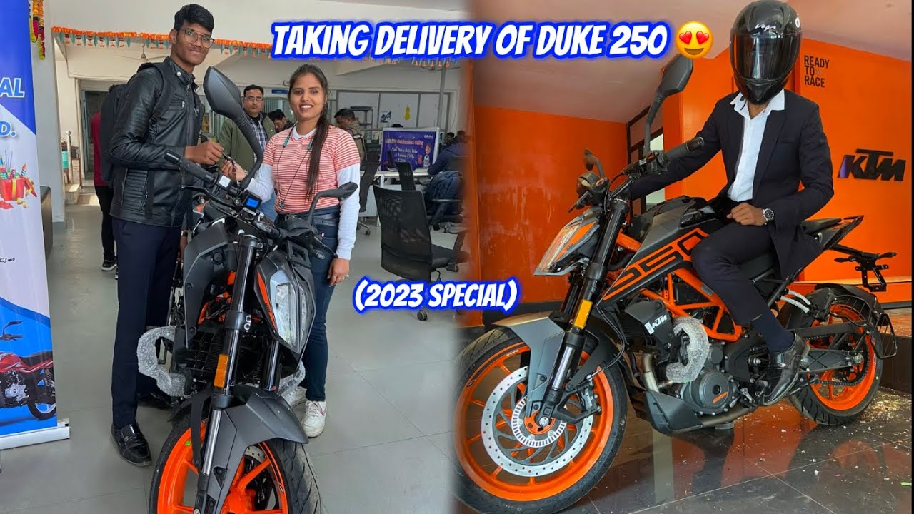 Taking Delivery Of KTM Duke 250 😍 Finally Dream Comes True🧡