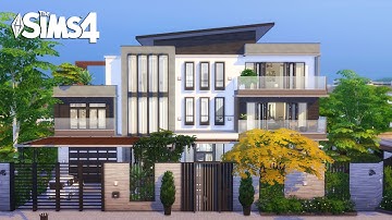 MODERN Luxury Home | Newcrest | The Sims 4 | No CC | Stop Motion Build