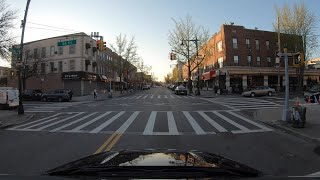 ⁴ᴷ⁶⁰ NYC State of Emergency : Driving Astoria - Ditmars Boulevard Area (April 8, 2020)