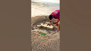 شاهدتحويل اسم صقر لاسم سحر Shorts عمر المغربي كتابة على الرمل Beach فن Art 