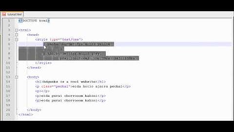 html tutorial in bangla (parent child relation)
