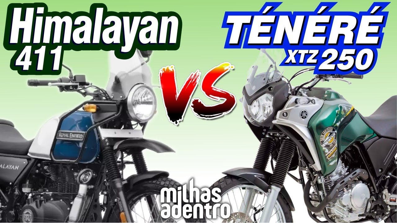 Himalayan 411 vs Tenere 250 - Por que EU ESCOLHI a Moto da Yamaha Tenere 250 e NÃO a Royal Enfield