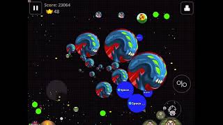 Agar.io mobile - Split running w/ spoox