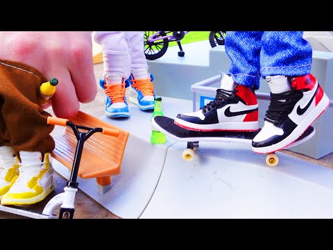 Finger Friends | Finger Skateboard | BMX Finger | Finger Scooter | Tech Deck Skate Park | Flick Trix