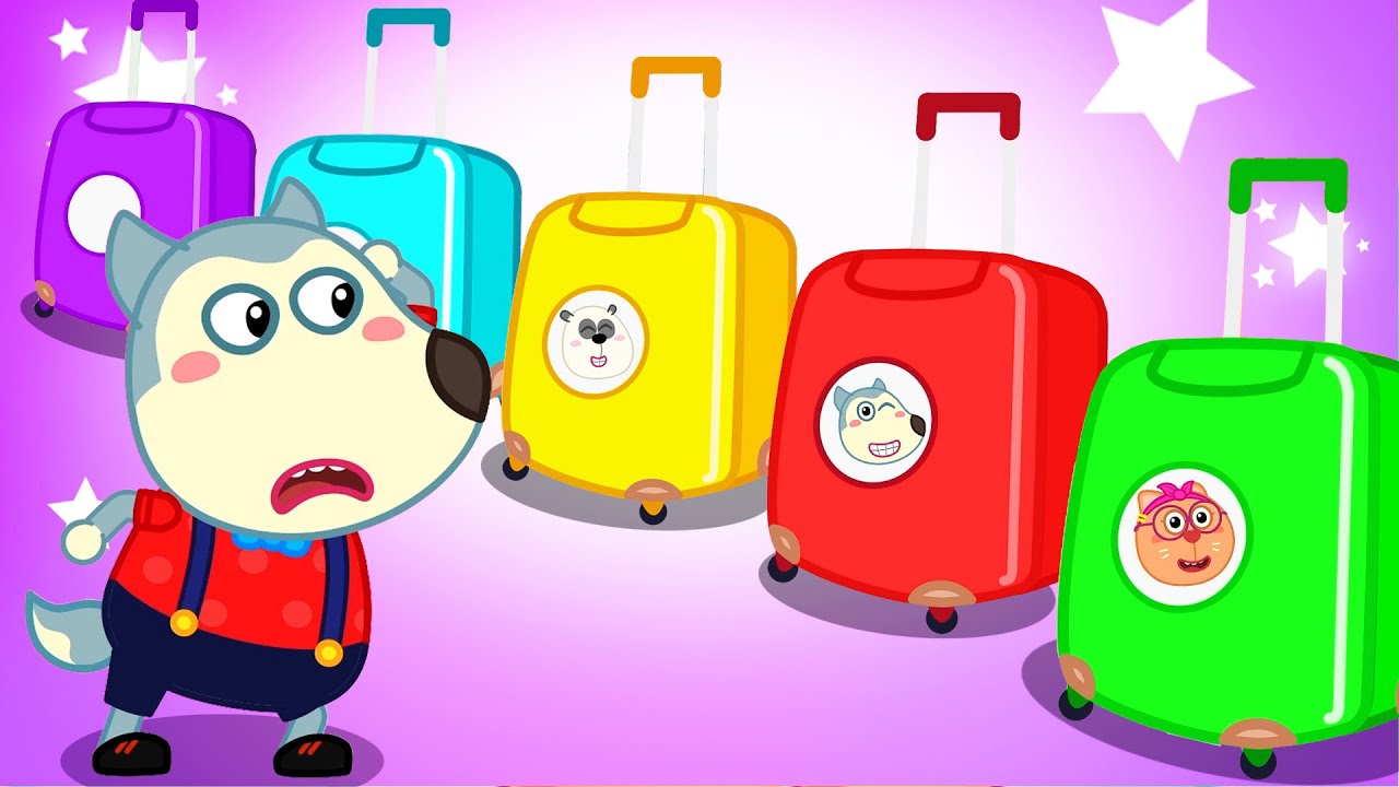 Wolfoo Finds Magic Color Suitcases! 💼🎨 | Fun Learning for Kids Funny Kids Songs 🎶 Wolfoo Kids Songs