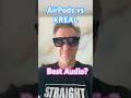 Which is better sound quality?  Airpods or AR glasses ... #xreal #meta #beats #apple