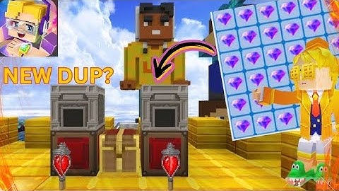 new duplicate glitch skyblock Blockman go all time work