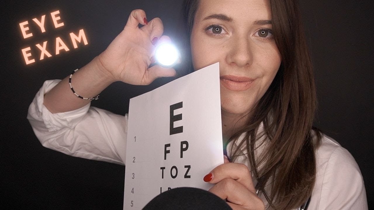 ASMR Dr. Whispers 👁 EYE EXAM 👁 *Augenuntersuchung* ASMR in German/Deutsch