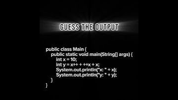 Guess the output #3 #coding #java