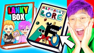 ALPHABET LORE DIY GAMING BOOK (ALL LETTERS TRANSFORMATION) *LANKYBOX REACTION*