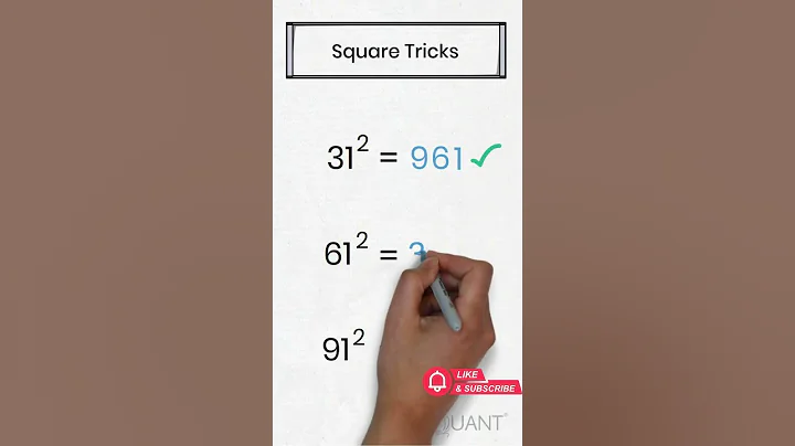 Math Tricks - Square Tricks - Mental Math Shortcut - Vedic Math Tricks - Square Tricks Magic Math