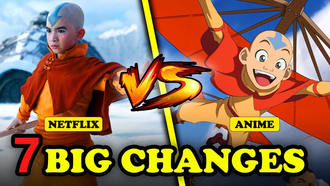 7 Big Changes in Avatar the last airbender  || Live-action vs Anime || Zaib Review